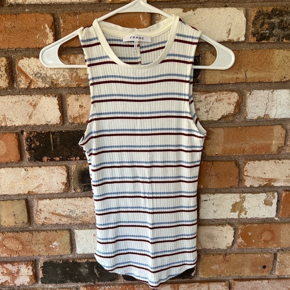 Frame Striped Tank Top - Picture 4 of 10